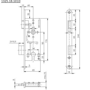 1325.18.101 BRAVA 6.5 ZA INTERFON (SA POLUGOM) UNIVERZALNA - Slika 2