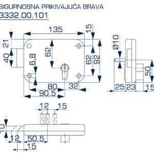 3332.00.101 SIGURNOSNA PRIKIVAJUĆA ED BRAVA - Slika 2