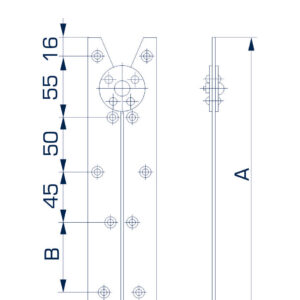 8622.51.101 SPOJNICA ZA MERDEVINE 255 MM - Slika 2