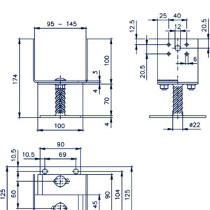 8732.00.101 NOSAČ GREDE SA PLOČOM - Slika 2