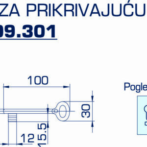 8312.09.301 KLJUC ZA PRIKRIVAJUCU BRAVU - Slika 2
