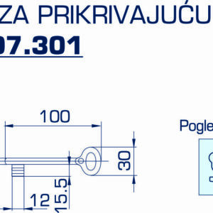 8312.07.301 KLJUC ZA PRIKRIVAJUCU BRAVU - Slika 2